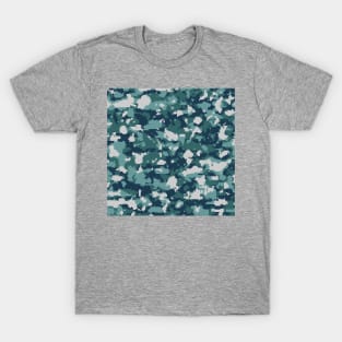 Teal Digital Camouflage T-Shirt